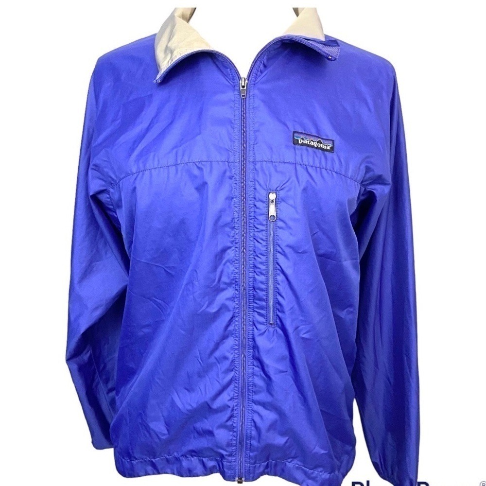 Patagonia Vintage Women’s Velocity Shell Light Windbreaker Jacket Full Z…